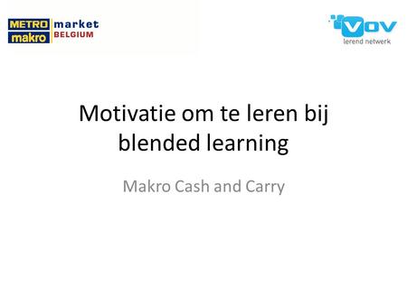 Motivatie om te leren bij blended learning