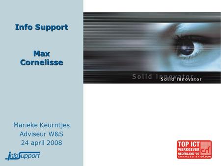 Info Support Max Cornelisse