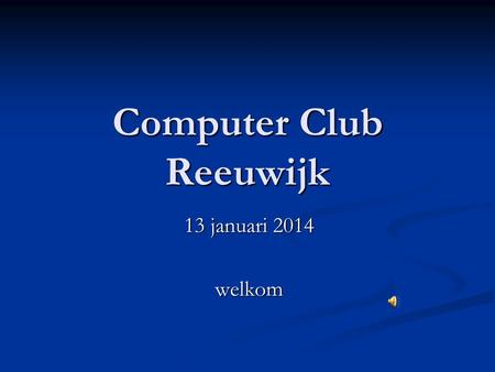 Computer Club Reeuwijk