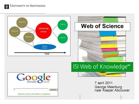 1 Web of Science 7 april 2011 George Meerburg naar Kasper Abcouwer.
