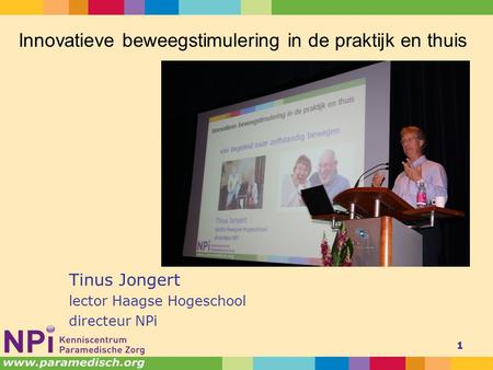 Tinus Jongert lector Haagse Hogeschool directeur NPi