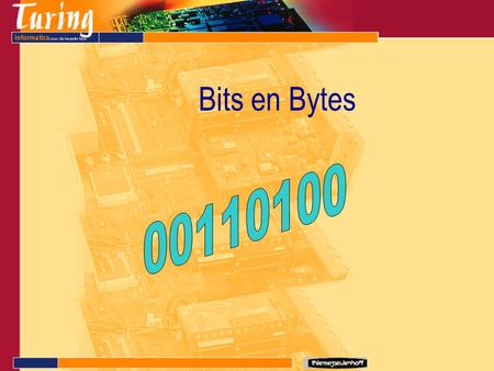 Bits en Bytes 00110100.