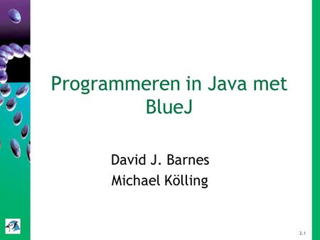 Programmeren in Java met BlueJ