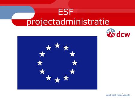 ESF projectadministratie
