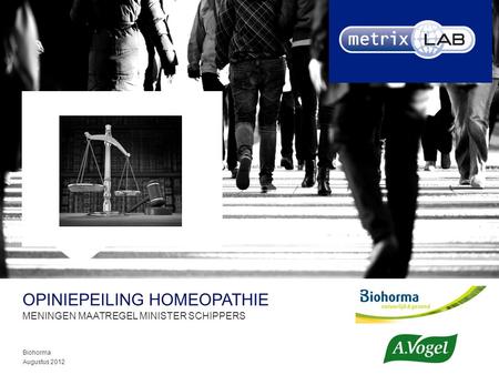 Opiniepeiling homeopathie