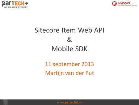 Sitecore Item Web API & Mobile SDK
