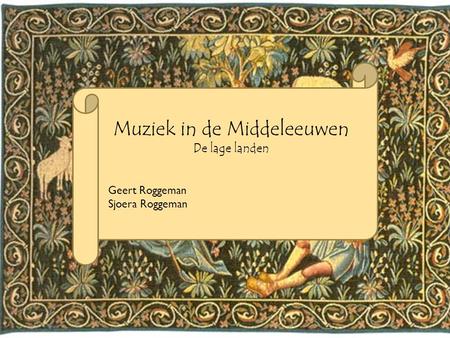 Muziek in de Middeleeuwen