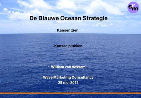 De Blauwe Oceaan Strategie Wave Marketing Consultancy