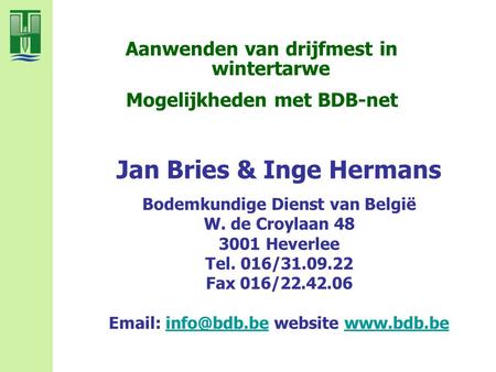 Jan Bries & Inge Hermans
