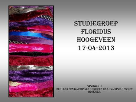 Studiegroep Floridus Hoogeveen