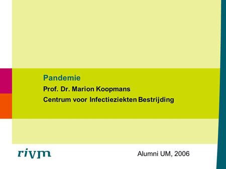 Pandemie Prof. Dr. Marion Koopmans