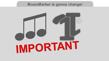 MusicMarker is gonna change! 1 1. 1 1 MusicMarker ‘11 meer media nieuwe rubrieken nieuwe artikelen podcas t regelmatige posttijden nieuwe pagina’s meertalig!