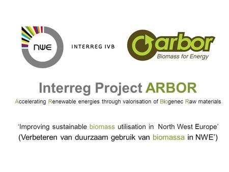 Interreg Project ARBOR