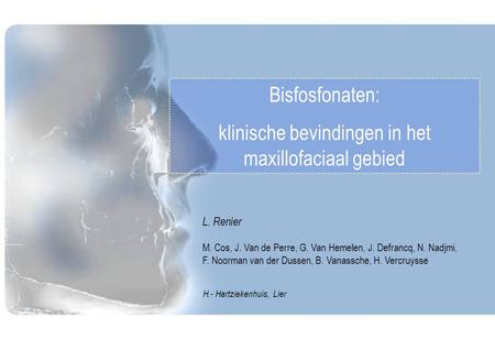 klinische bevindingen in het maxillofaciaal gebied
