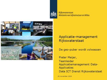 Applicatie-management Rijkswaterstaat