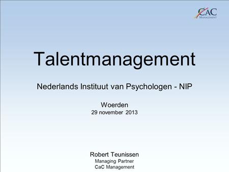 Nederlands Instituut van Psychologen - NIP