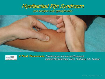 Myofasciaal Pijn Syndroom