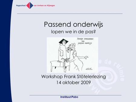 Workshop Frank Stötelerlezing