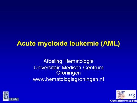 Acute myeloïde leukemie (AML)