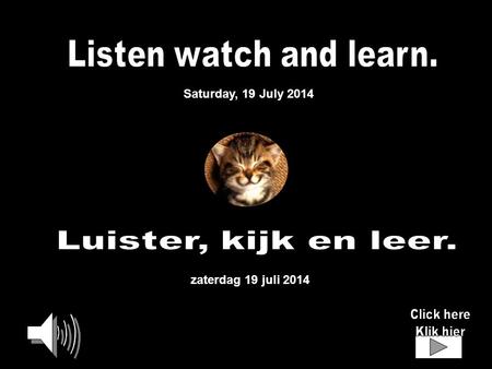 zaterdag 19 juli 2014 Saturday, 19 July 2014 1 2 3 4 8 7 6 5 CLICK ON NUMBER – KLIK OP NUMMER Right Now Ave Maria La Wally Vision Arabic Song of the.