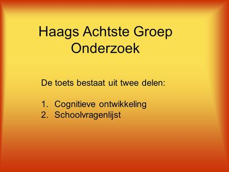Haags Achtste Groep Onderzoek
