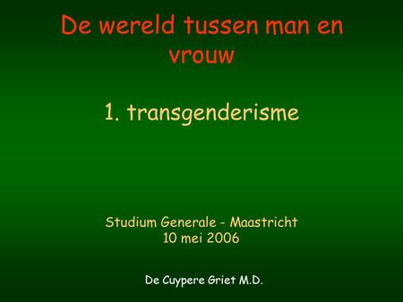 De wereld tussen man en vrouw 1