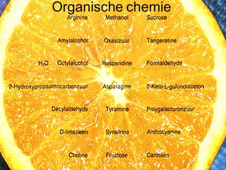 Organische chemie.