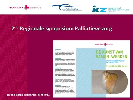 2de Regionale symposium Palliatieve zorg
