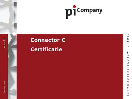 Connector C Certificatie