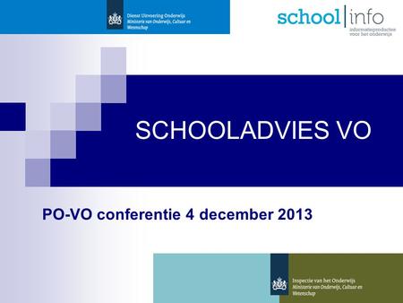PO-VO conferentie 4 december 2013