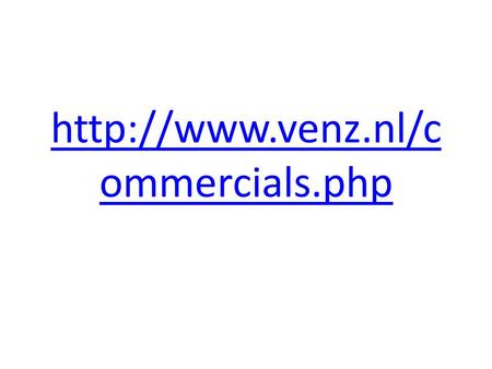 Http://www.venz.nl/commercials.php.