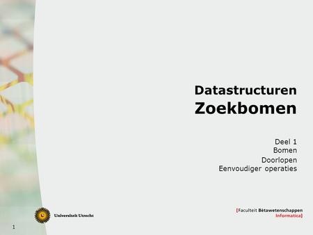 Datastructuren Zoekbomen