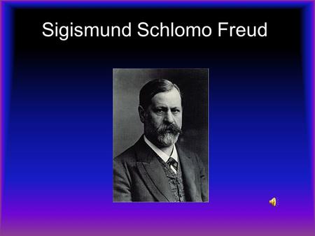 Sigismund Schlomo Freud.. Hij was van Joodse afkomst en daarom werd hij gedwongen Oostenrijk-Hongarije te verlaten en naar het Verenigd Koninkrijk te.