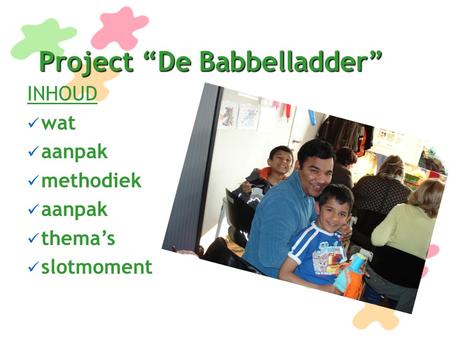 Project “De Babbelladder”