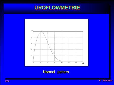 RPS K. Everaert UROFLOWMETRIE Normal pattern.