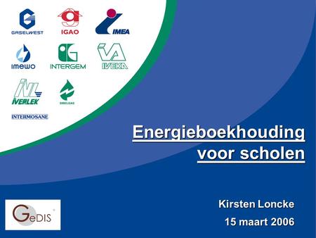 Energieboekhouding voor scholen