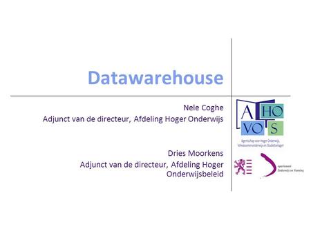 Datawarehouse Nele Coghe