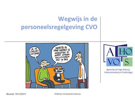 Wegwijs in de personeelsregelgeving CVO