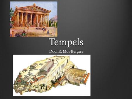 Tempels Door E. Mos-Burgers.