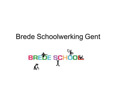 Brede Schoolwerking Gent