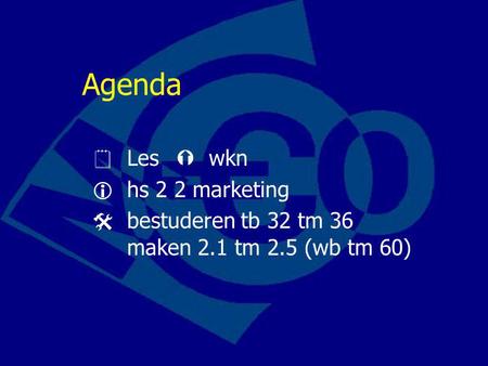 Agenda  Les  wkn  hs 2 2 marketing
