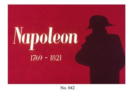 No. 042. Napoleon kan op de krijgsschool maar moeilijk wennen.