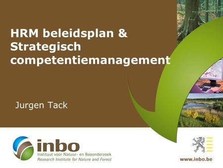 HRM beleidsplan & Strategisch competentiemanagement