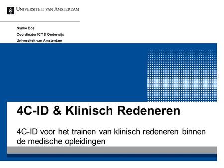 4C-ID & Klinisch Redeneren