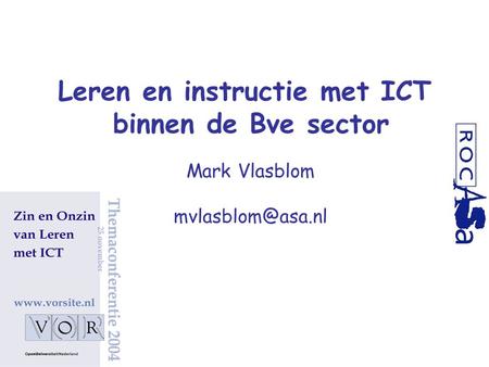 Leren en instructie met ICT