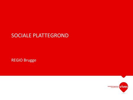 SOCIALE PLATTEGROND REGIO Brugge.