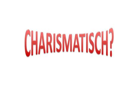 De charismatische beweging is een beweging in het christendom die wordt gekenmerkt door een grote nadruk op persoonlijk geloof, en de ervaring hiervan,