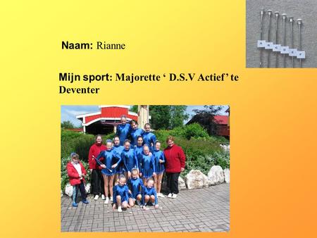 Mijn sport: Majorette ‘ D.S.V Actief’ te Deventer