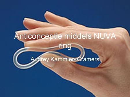 Anticonceptie middels NUVA ring