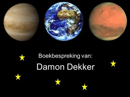 Boekbespreking van: Damon Dekker.
